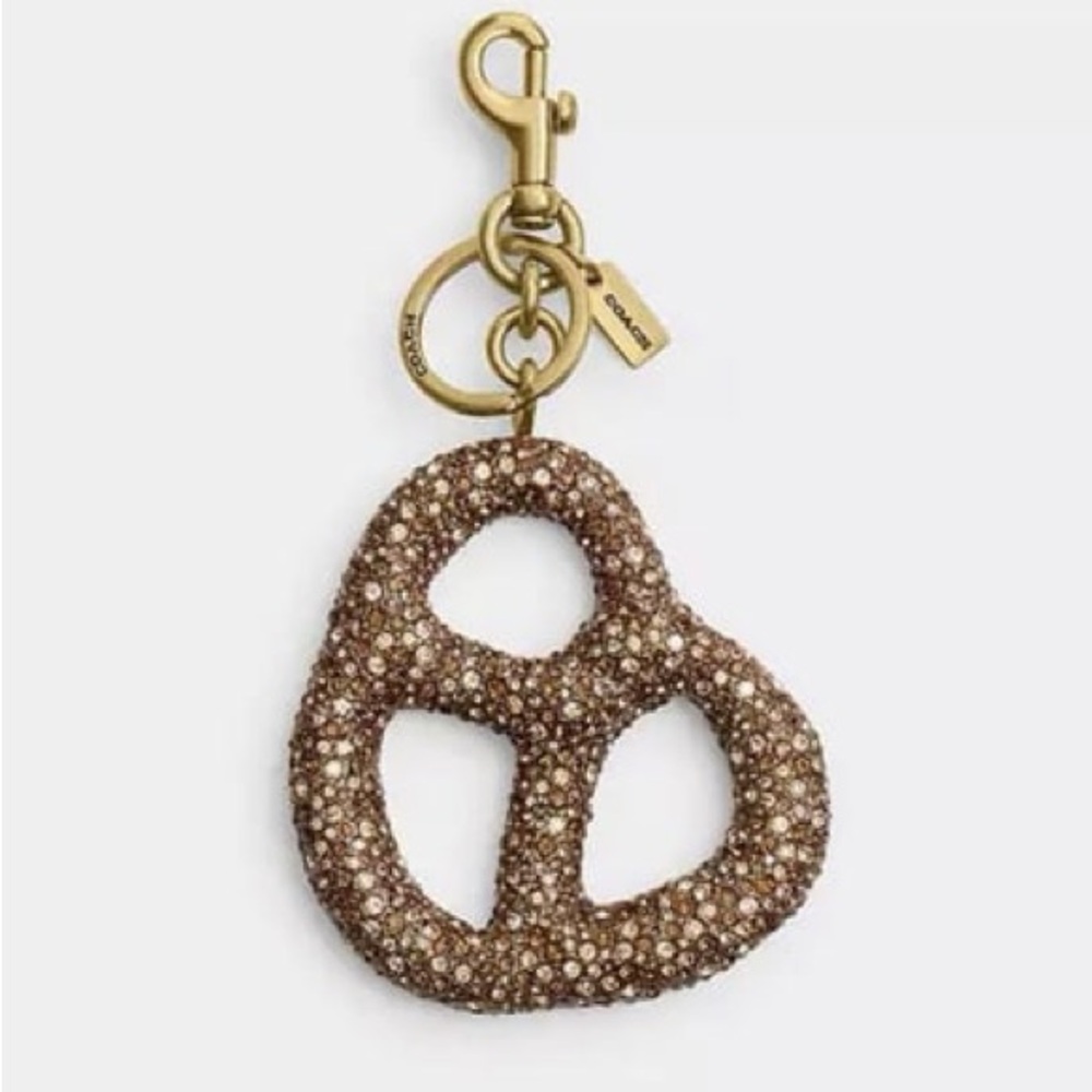 Coach Crystal Pretzel Bag Charm
